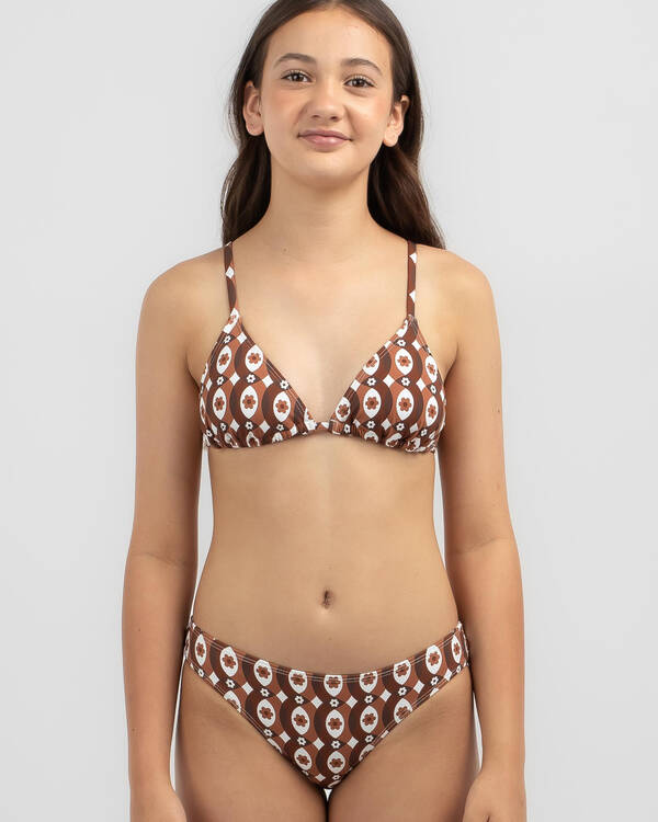 Topanga Girls' Christine Triangle Bikini Set for Womens