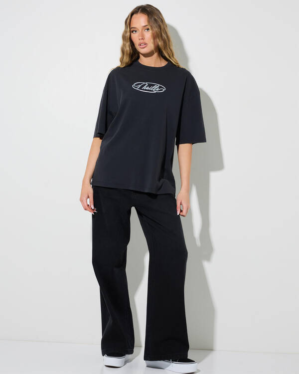 Thrills Apex Chrome Oversized T-Shirt for Womens