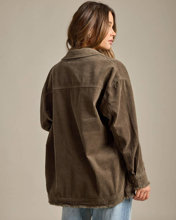 Mooloola Taylor Cord Shacket for Womens