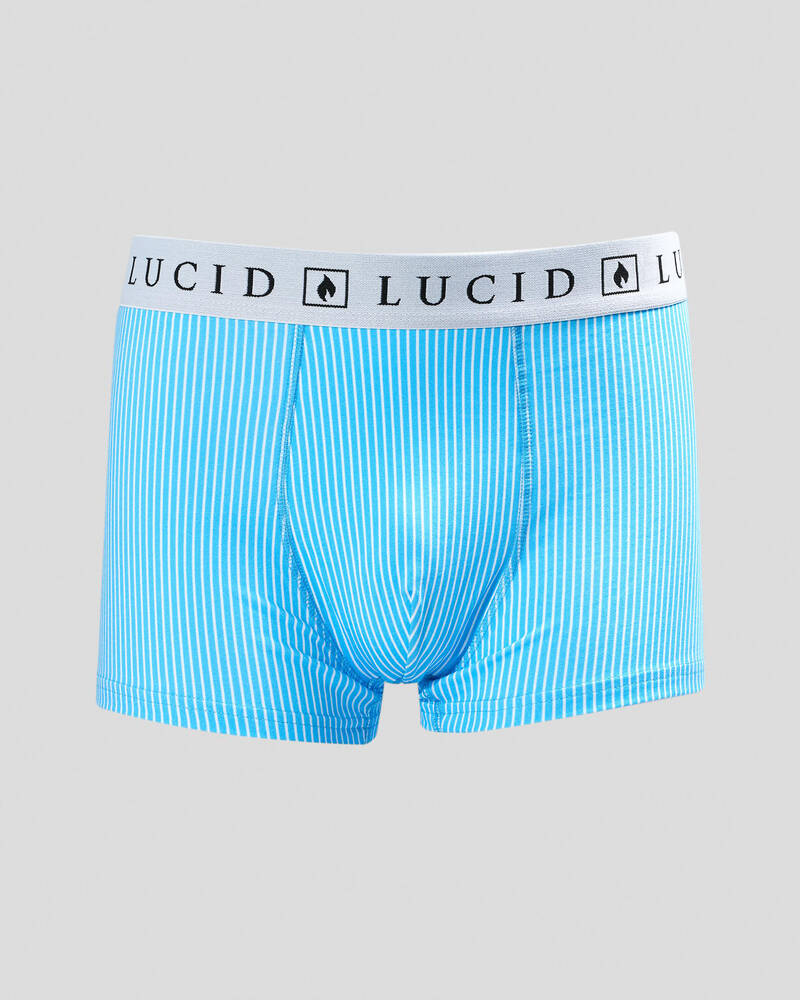 Lucid Stripe Fitted Boxers for Mens