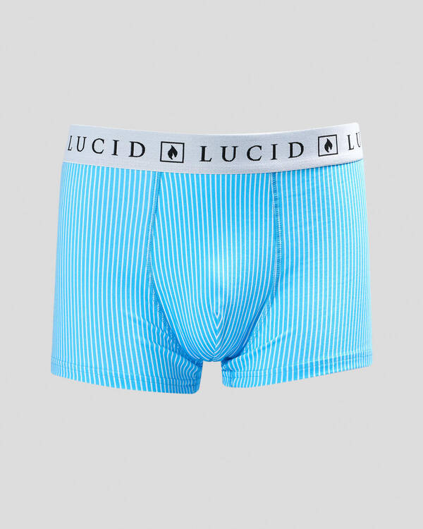 Lucid Stripe Fitted Boxers for Mens