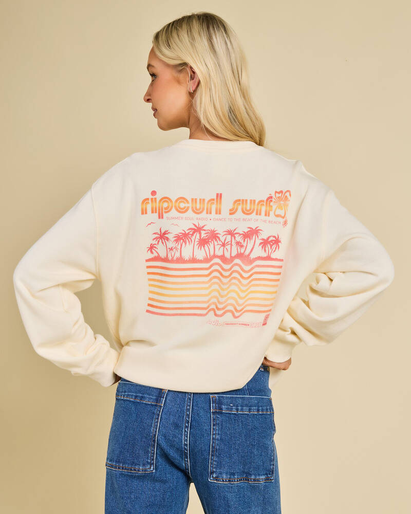 Rip Curl Neon Isles Crewneck Sweatshirt for Womens