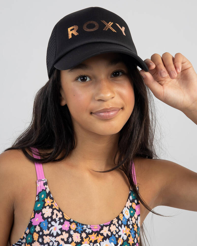 Roxy Girls' Reggae Town Trucker Cap for Womens