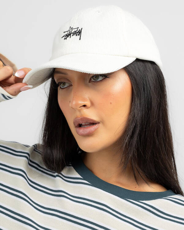 Stussy Graffiti Cord Low Pro Cap for Womens