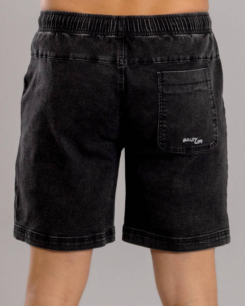Salty Life Comprise Elastic Waist Shorts for Mens