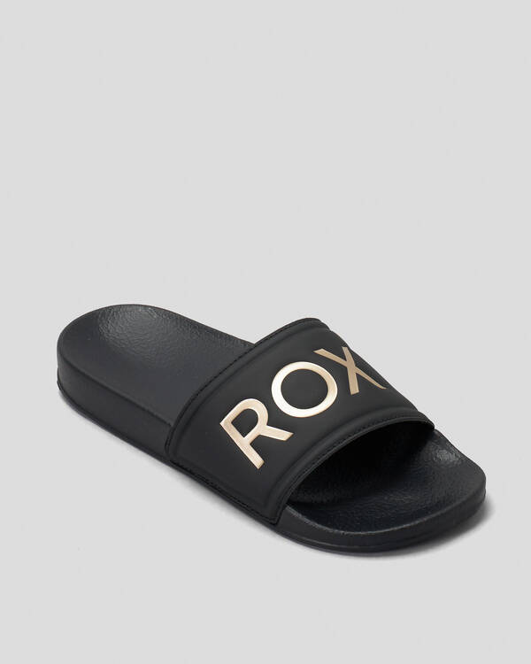 Roxy Girls' Roxy Slippy Slide Sandals for Womens