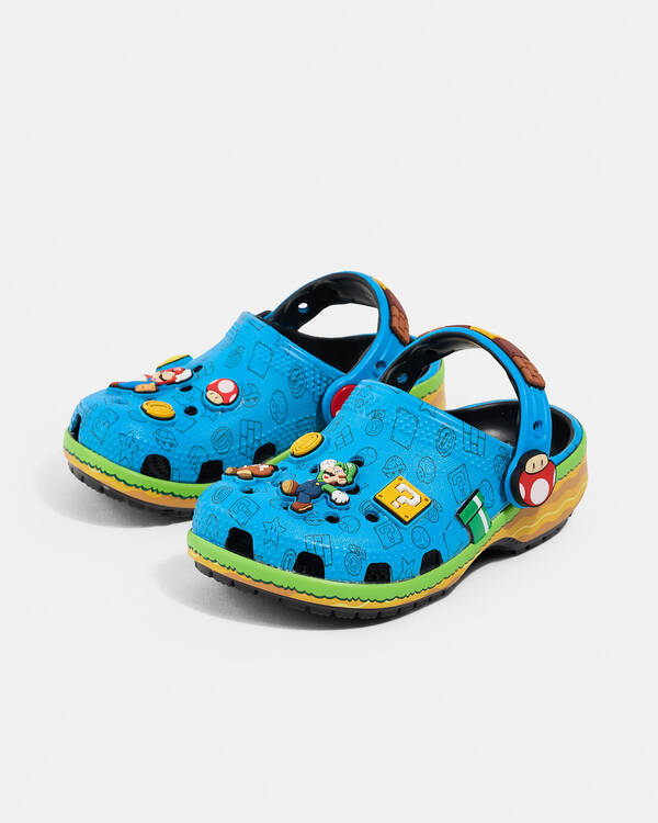 Crocs Toddlers' Classic Super Mario Core Clogs for Unisex