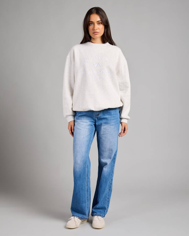 RVCA Bold Vintage Crewneck Sweatshirt for Womens