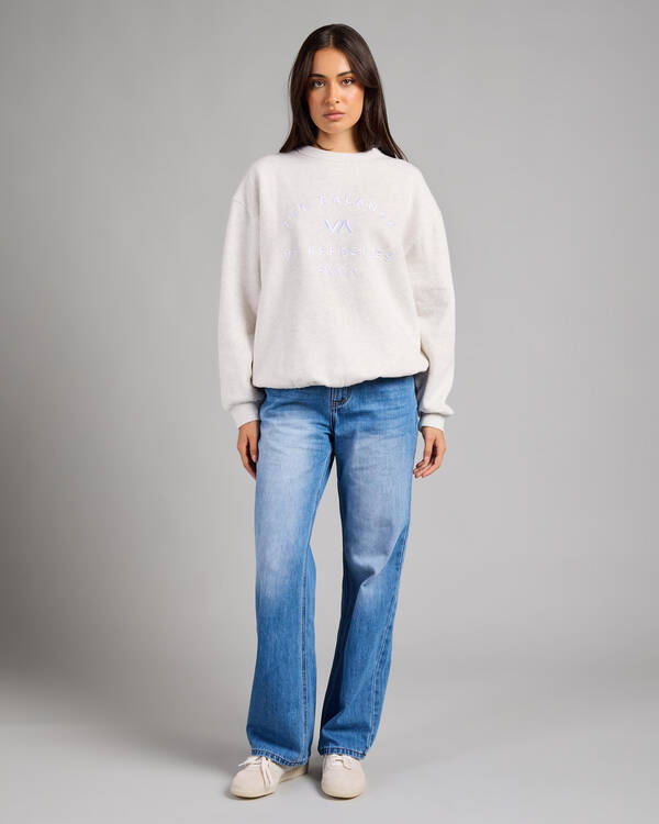 RVCA Bold Vintage Crewneck Sweatshirt for Womens