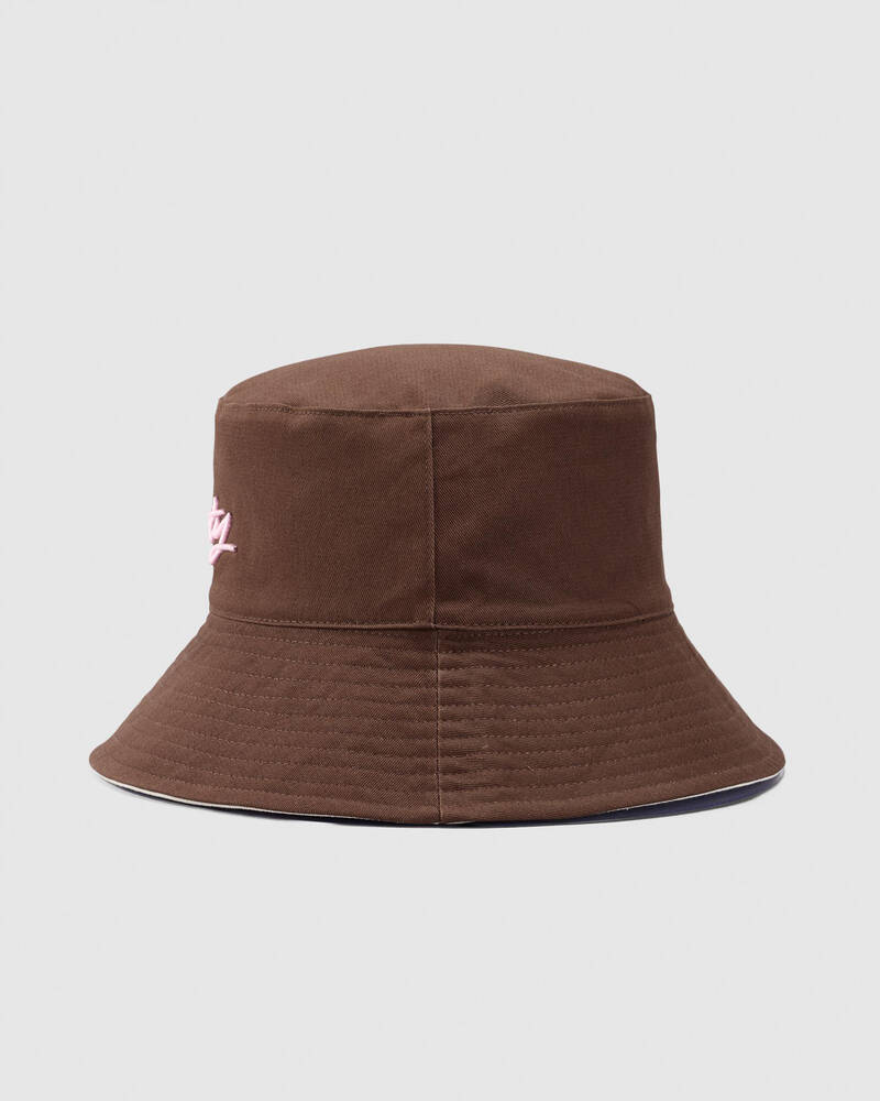 Rusty Crush Reversible Bucket Hat for Womens