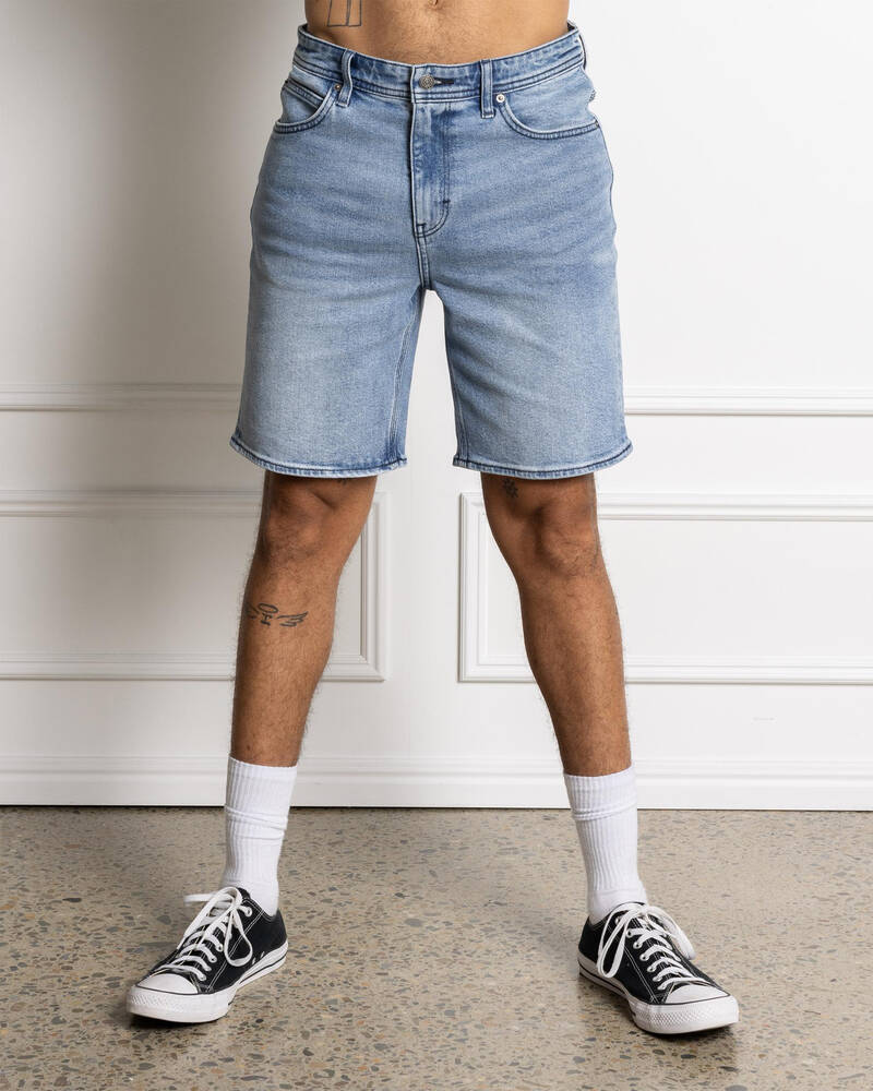 Lee L-Two Slim Fit Denim Shorts for Mens