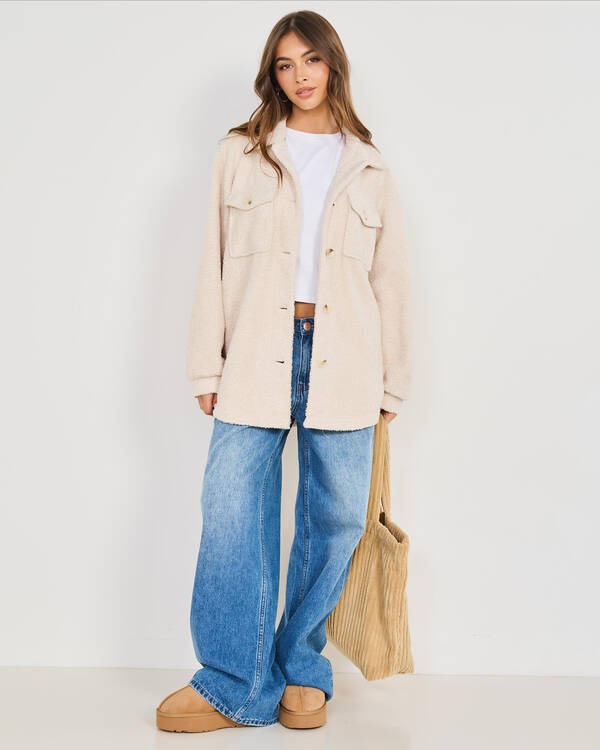 Ava And Ever Houston Soft Boucle Shacket for Womens