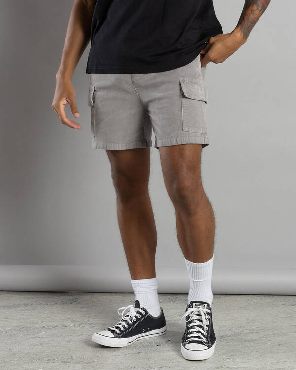 Silent Theory Cargo Cord Shorts for Mens