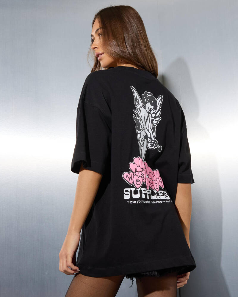 Worship Supplies Tainted Love Oversized Fit T-Shirt for Womens