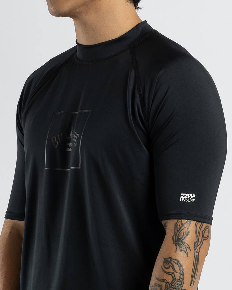 Billabong Boxed Arch Short Sleeve Rash Vest for Mens