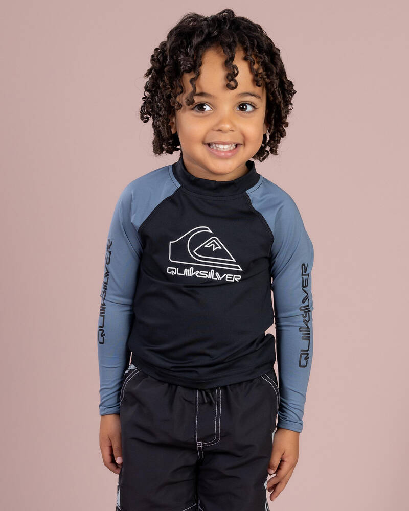 Quiksilver On Tour Toddler's Long Sleeve Rash Vest for Mens