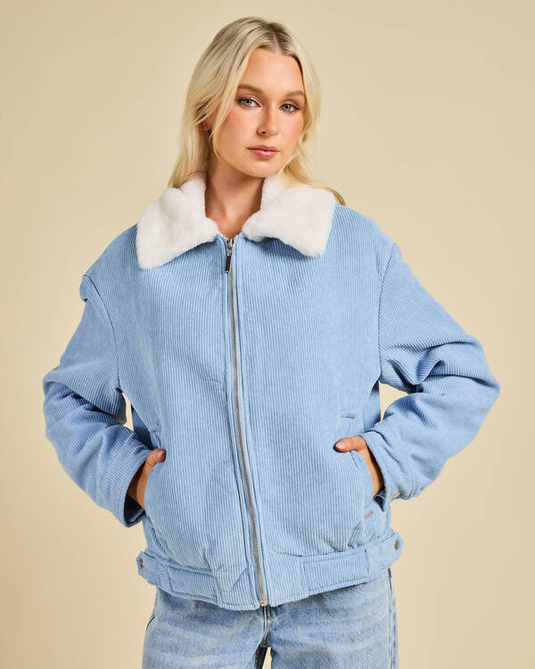 Ava And Ever Wolf Cord Jacket for Womens