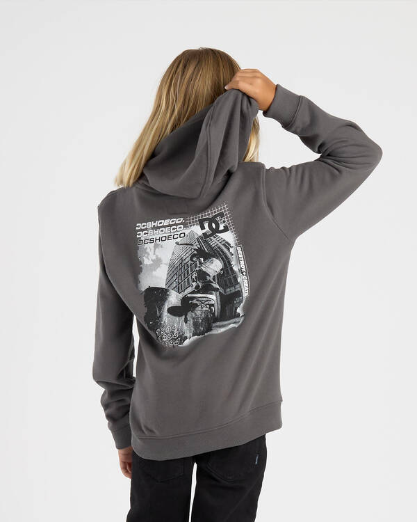 DC Shoes Boys' Whereabouts Pullover Hoodie for Mens