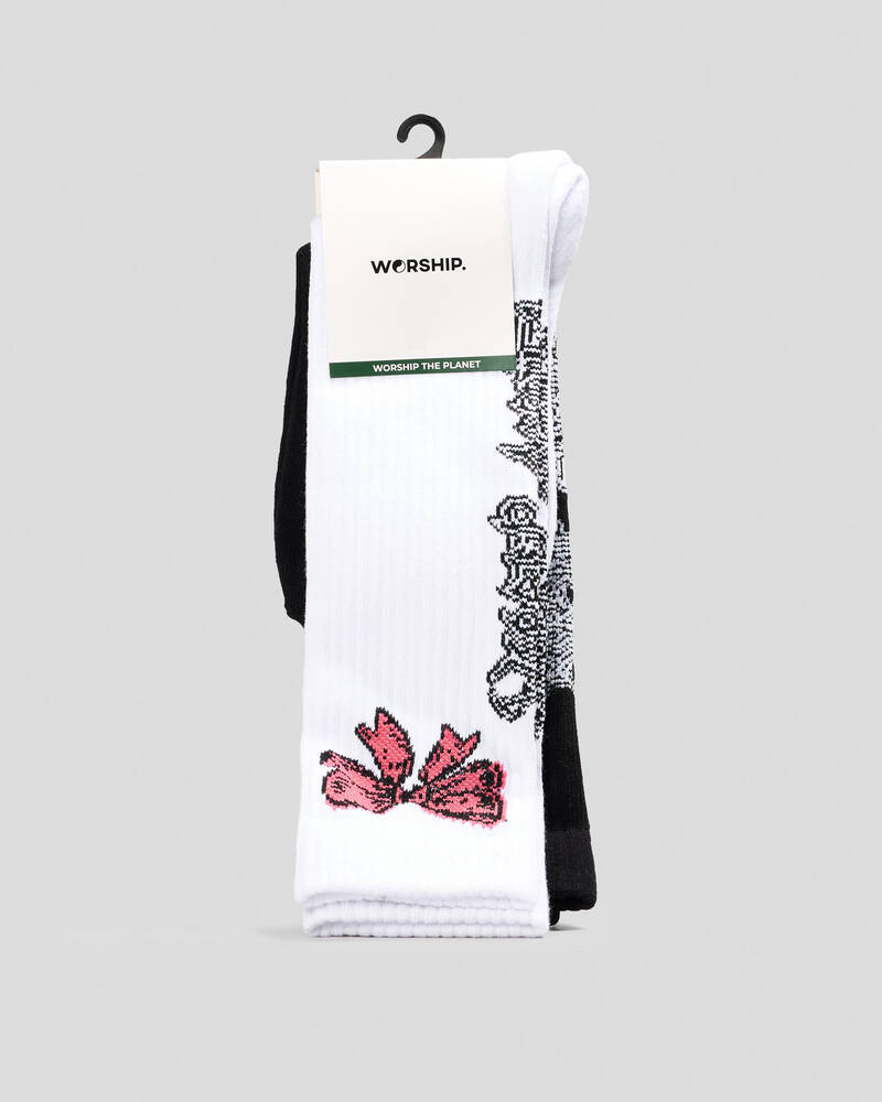 Worship Supplies Cute But Psycho Knee High Socks for Womens