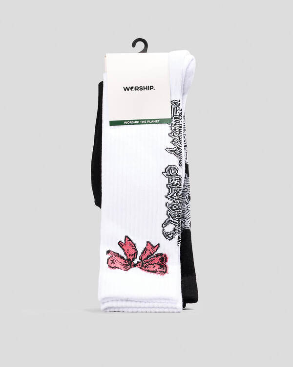 Worship Supplies Cute But Psycho Knee High Socks for Womens