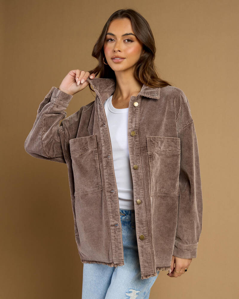 Mooloola Ryder Cord Shacket for Womens