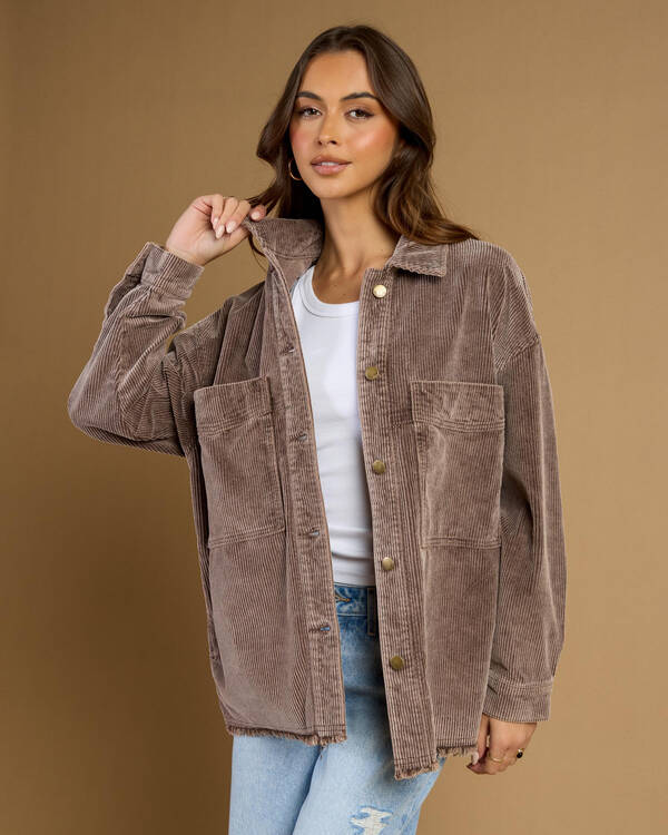 Mooloola Ryder Cord Shacket for Womens