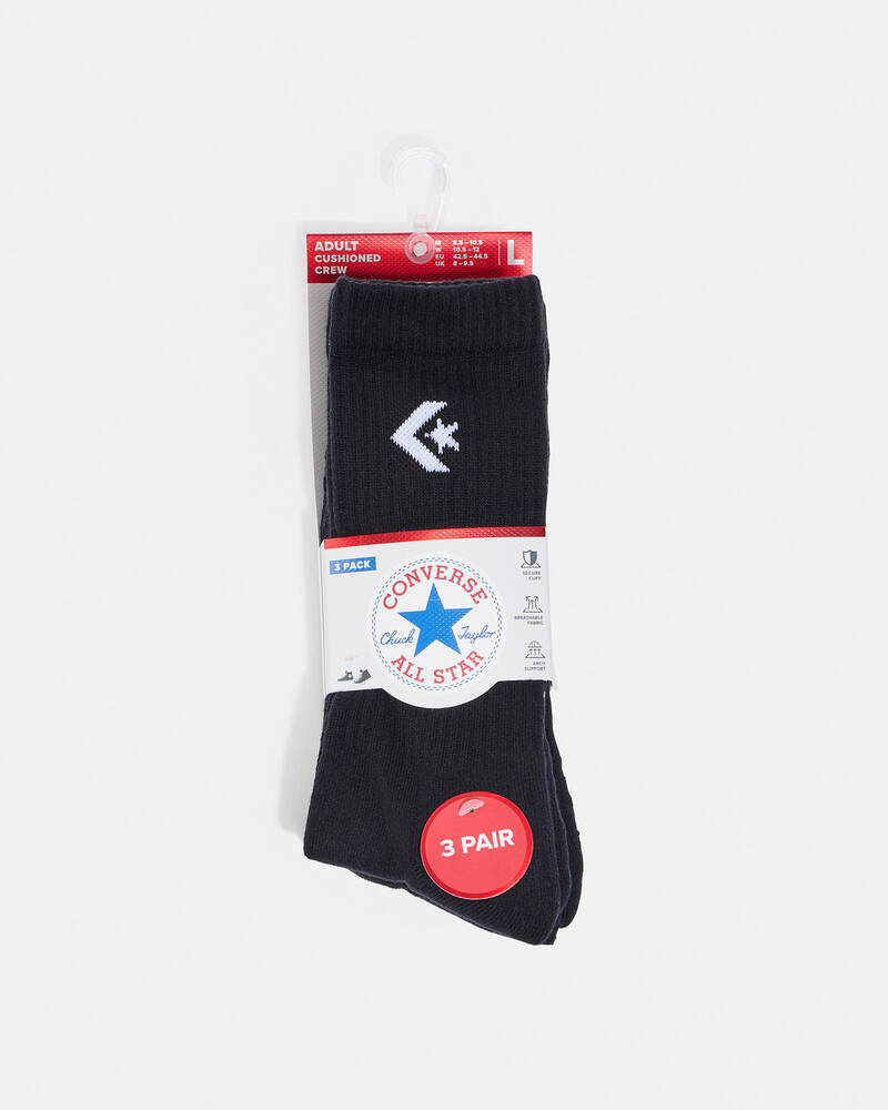 Converse Crew Socks 3 Pack for Mens