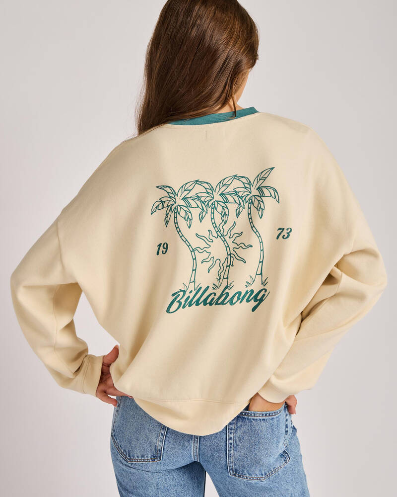 Billabong Triple Palms Crew Neck Sweatshirt for Womens