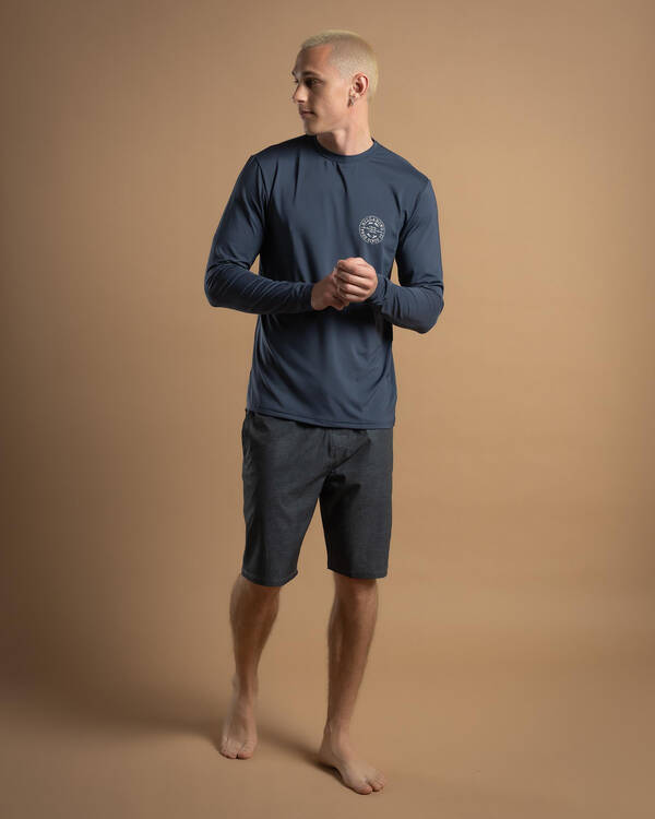 Billabong Big Wave Daz Long Sleeve Rash Vest for Mens