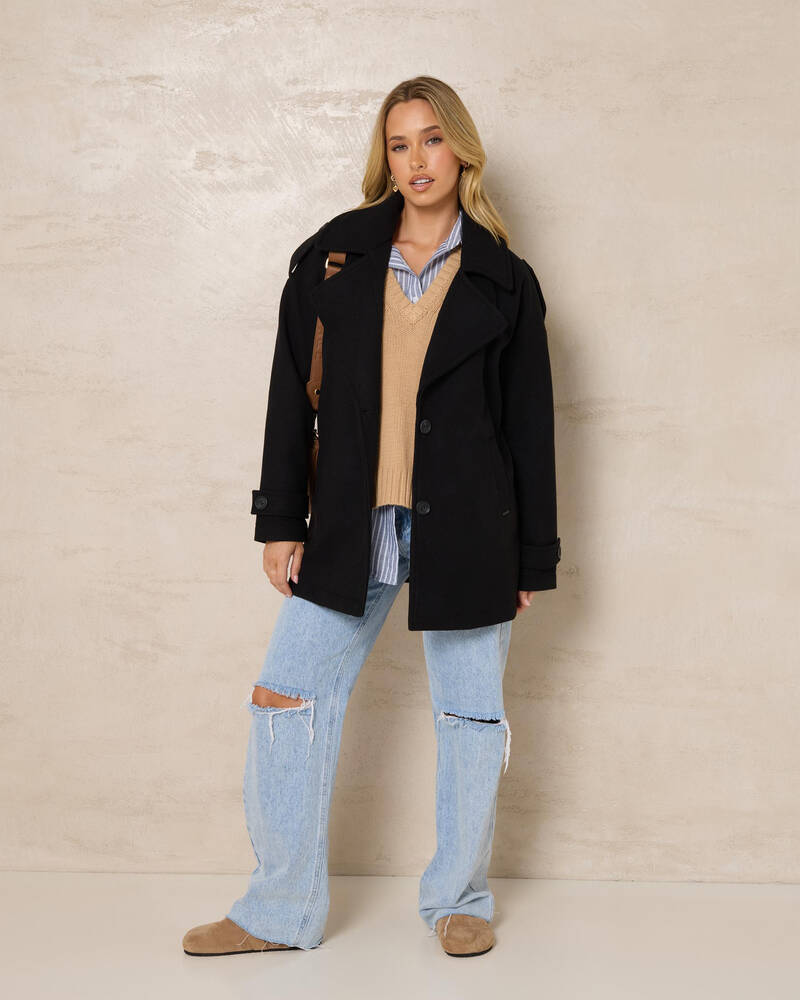 Mooloola Saffie Short Coat for Womens