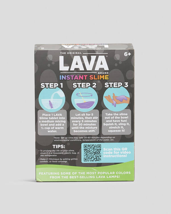 Schylling Lava Instant Slime 3 Pack for Unisex