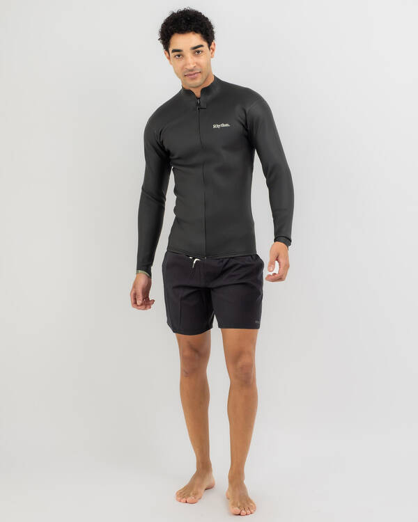 Rhythm Classic Retro Front Zip Wetsuit Jacket for Mens