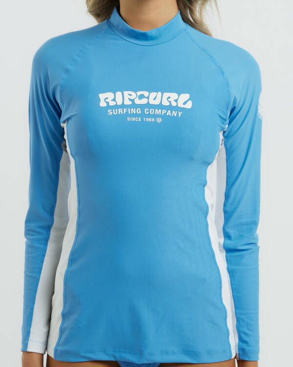 Rip Curl Surf Puff Long Sleeve UPF Rash Vest for Womens