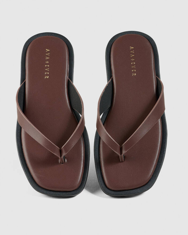 Ava And Ever Girls' Isola Thong Slide Sandals for Womens