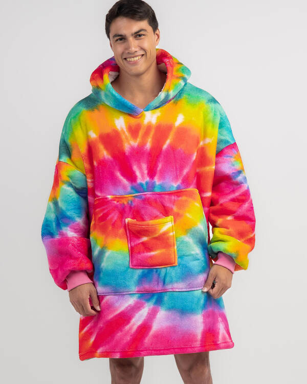 Bash Rainbow Tie Dye Bash Hoodie for Unisex