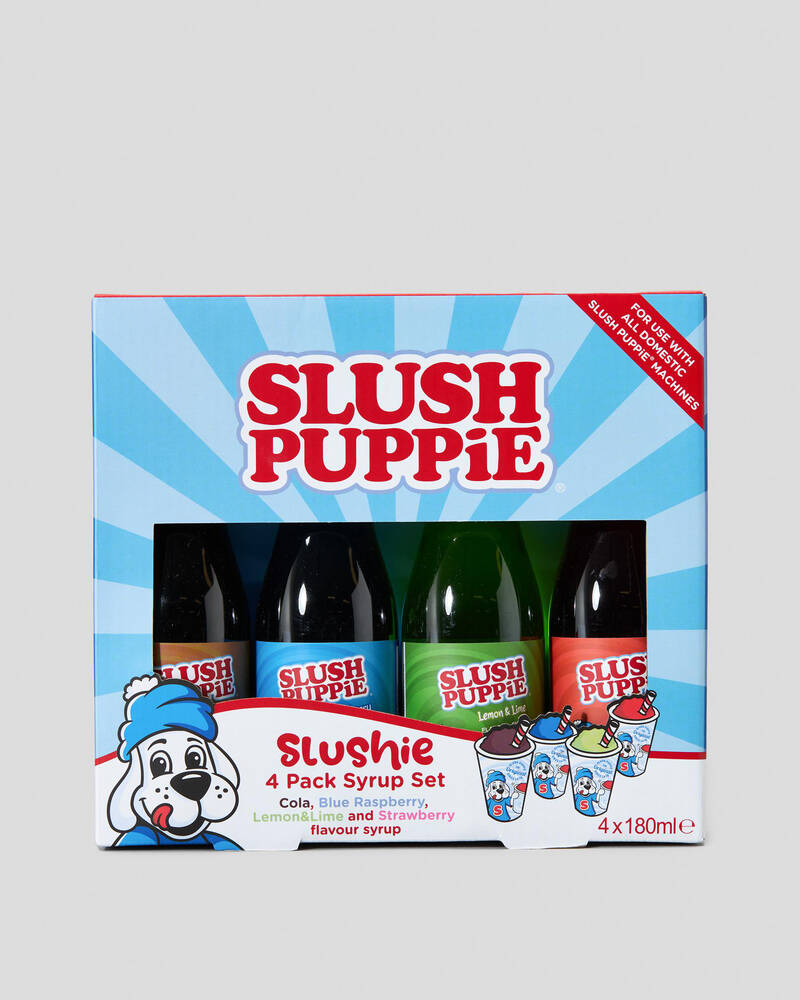 Slush Puppie Syrup Flavours 4 Pack for Unisex