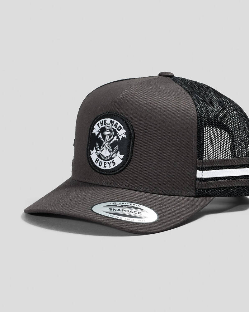 The Mad Hueys Anchor Bones Twill Trucker Cap for Mens