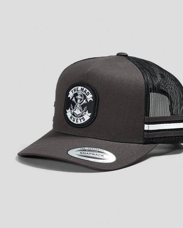 The Mad Hueys Anchor Bones Twill Trucker Cap for Mens