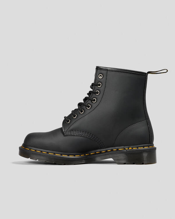 DR MARTENS 1460 Vonda 8 Eye Boot Black Genix Nappa for Mens