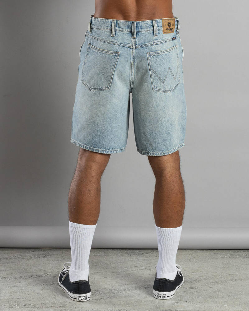 Wrangler Steezy Baggy Denim Shorts for Mens