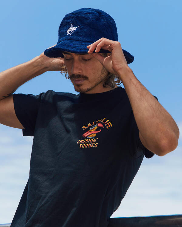 Salty Life Hook Up Bucket Hat for Mens