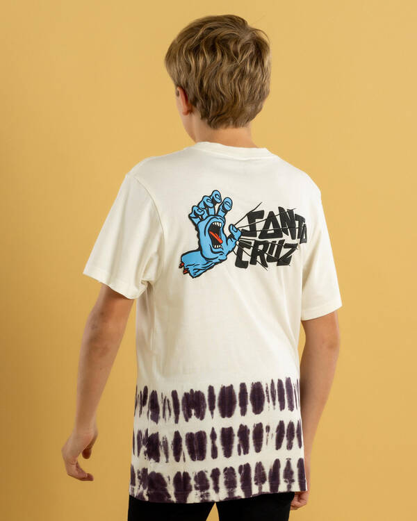 Santa Cruz Boys' Yelling Hand Short Sleeve T-Shirt for Mens