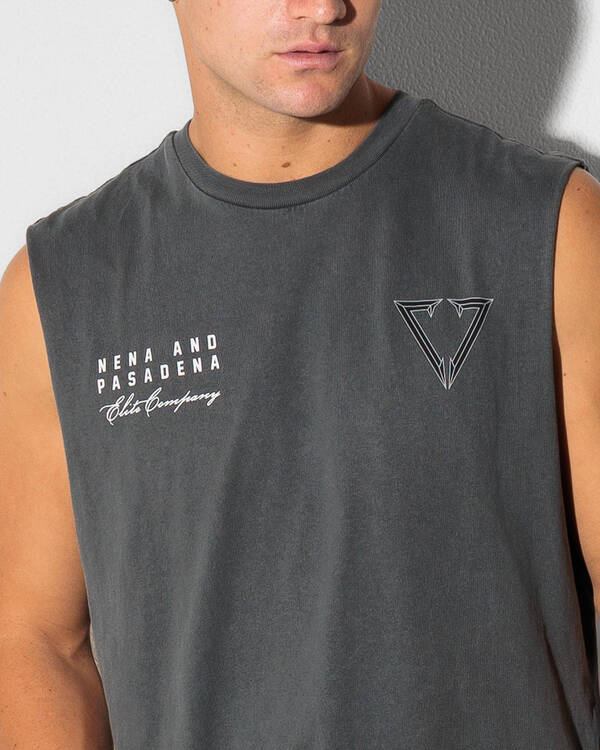 Nena & Pasadena Fumis Relaxed Muscle Tank for Mens