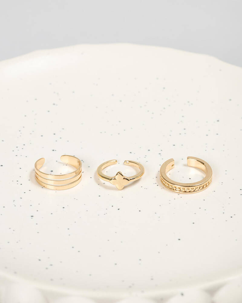 Karyn In LA Zyoti Toe Ring Pack for Womens