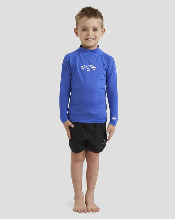 Billabong Toddlers' Groms All Day Arch Long Sleeve Wet Shirt for Mens
