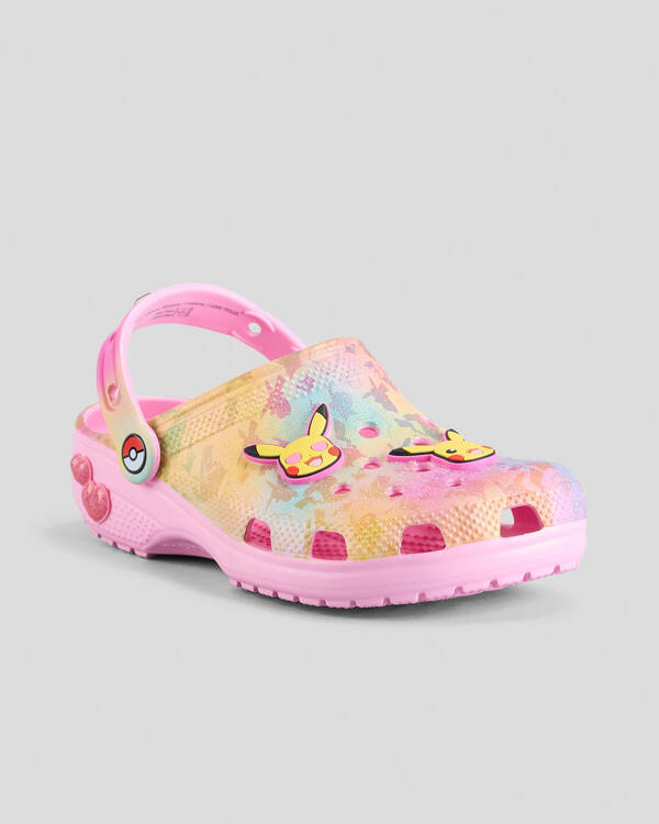 Crocs Kids' Classic Pikachu Clogs for Unisex