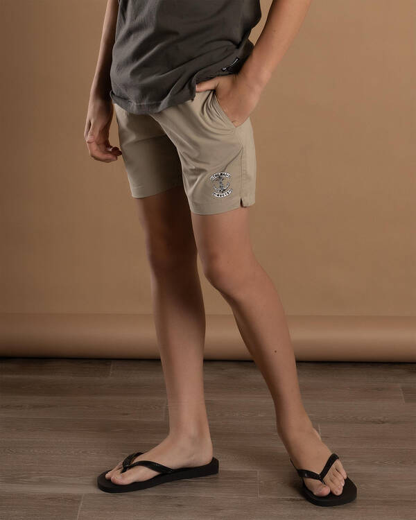 The Mad Hueys Boys' Skull Anchor Volley Shorts for Mens