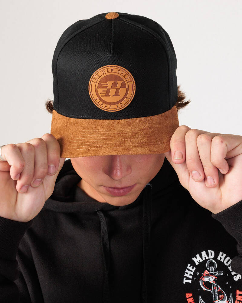 The Mad Hueys Suede Hueys Snapback Hat for Mens