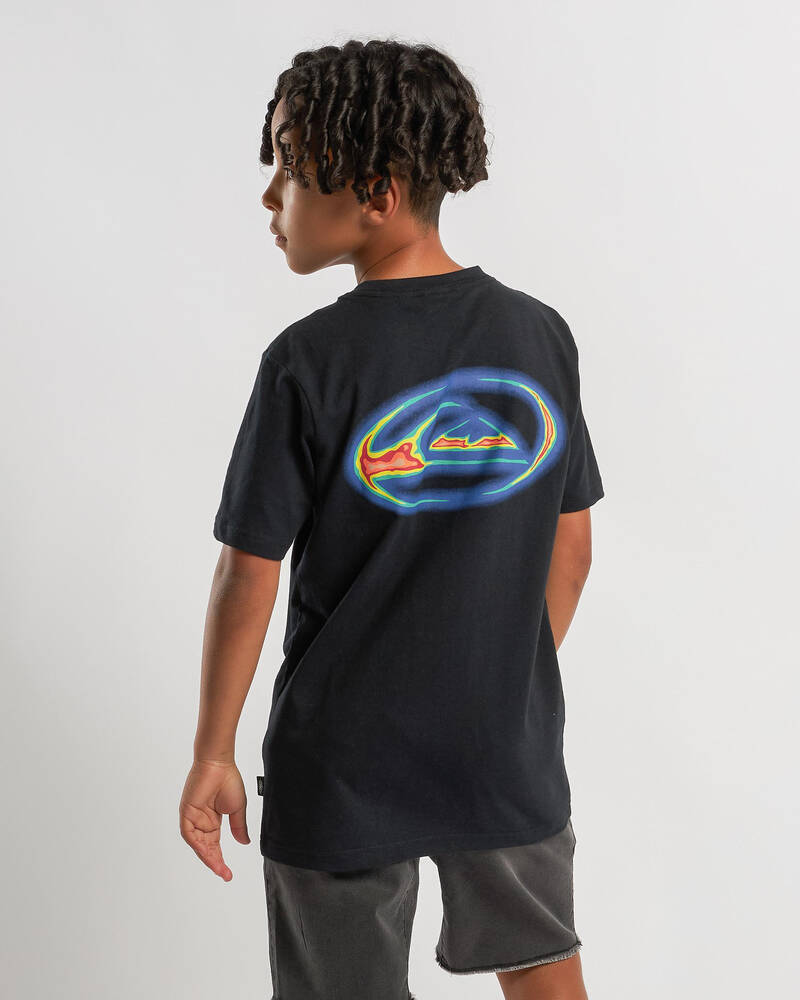 Quiksilver Boys' Thermal Logo T-Shirt for Mens