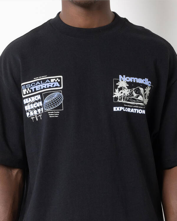 Nomadic Paradise Sponsor Street T-Shirt for Mens